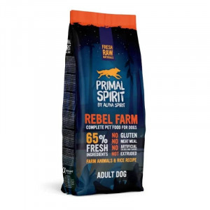 PRIMAL REBEL FARM sausā barība suņiem Vista, zivis 12kg